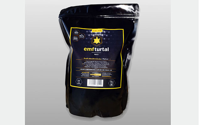 EMF-Turtal | Pintura de blindaje | 5G | polvo 2,3kg/5 litros