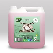 [Detergente Premium pH neutro, concentrado biodegradable y libre de fosfatos.] Detergente Ecológico Líquido Coconut 5 litros
